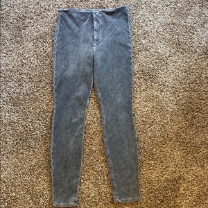 MOTHER Heather Gray Knit Pants